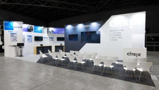 JAPAN IT-WEEK 2014 spring に出展したcitrixの展示会ブース (1)