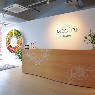 店舗設計デザイン,花王アジエンス メグリ サロン,ASIENCE MEGURI SALON,花王,kao,美容室デザイン