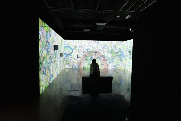 国立台湾美術館で開催されていたビデオアート展