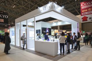 Cosme Tokyo 2019_AXXZIAブース 会場の様子