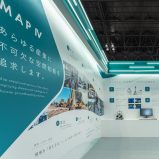 3D点群×空間知能で描く次世代測量｜MAPⅣの展示ブースデザイン事例